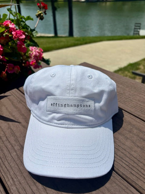 Effinghamptons white twill hat
