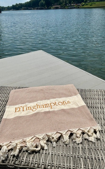 Effinghamptons beach towel blanket