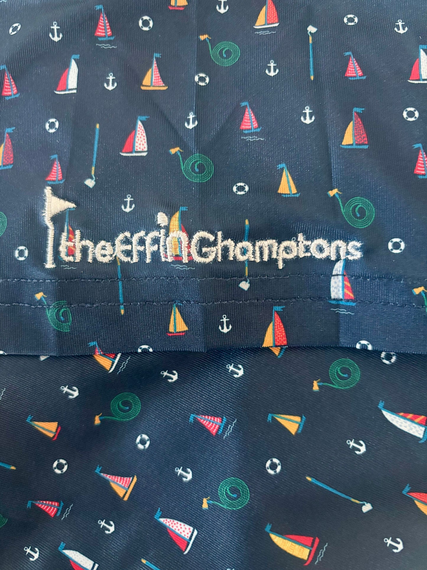 Bogey Bros/Effinghamptons Collab Boats and Hose Golf Polo